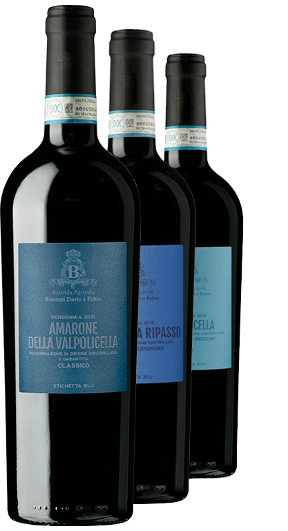 Bottiglie della Linea Blu